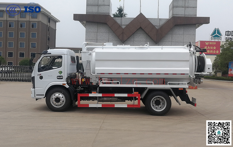 東風(fēng)多利卡4m3+2m3清洗吸污車