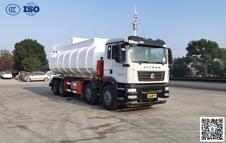 重汽汕德卡25方污泥運輸車