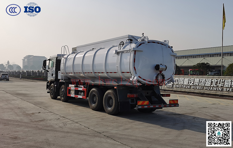 重汽汕德卡25方污泥運輸車