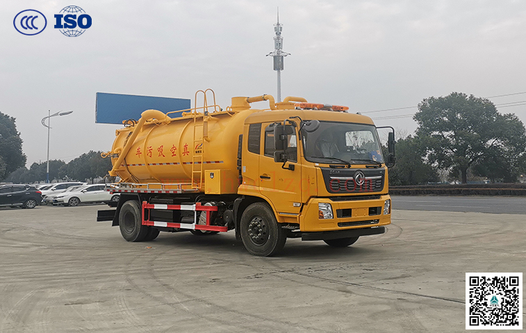 東風天錦12方吸污車