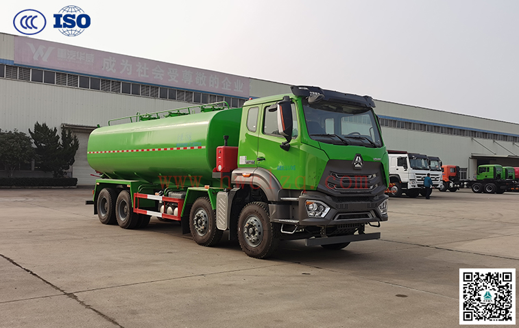 重汽豪沃25方泥漿罐車