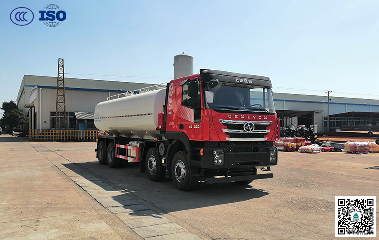 上汽紅巖25方泥漿運輸車